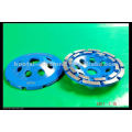 4 5 7 9 polegadas dupla ROW Diamante segmento moagem disco roda moer